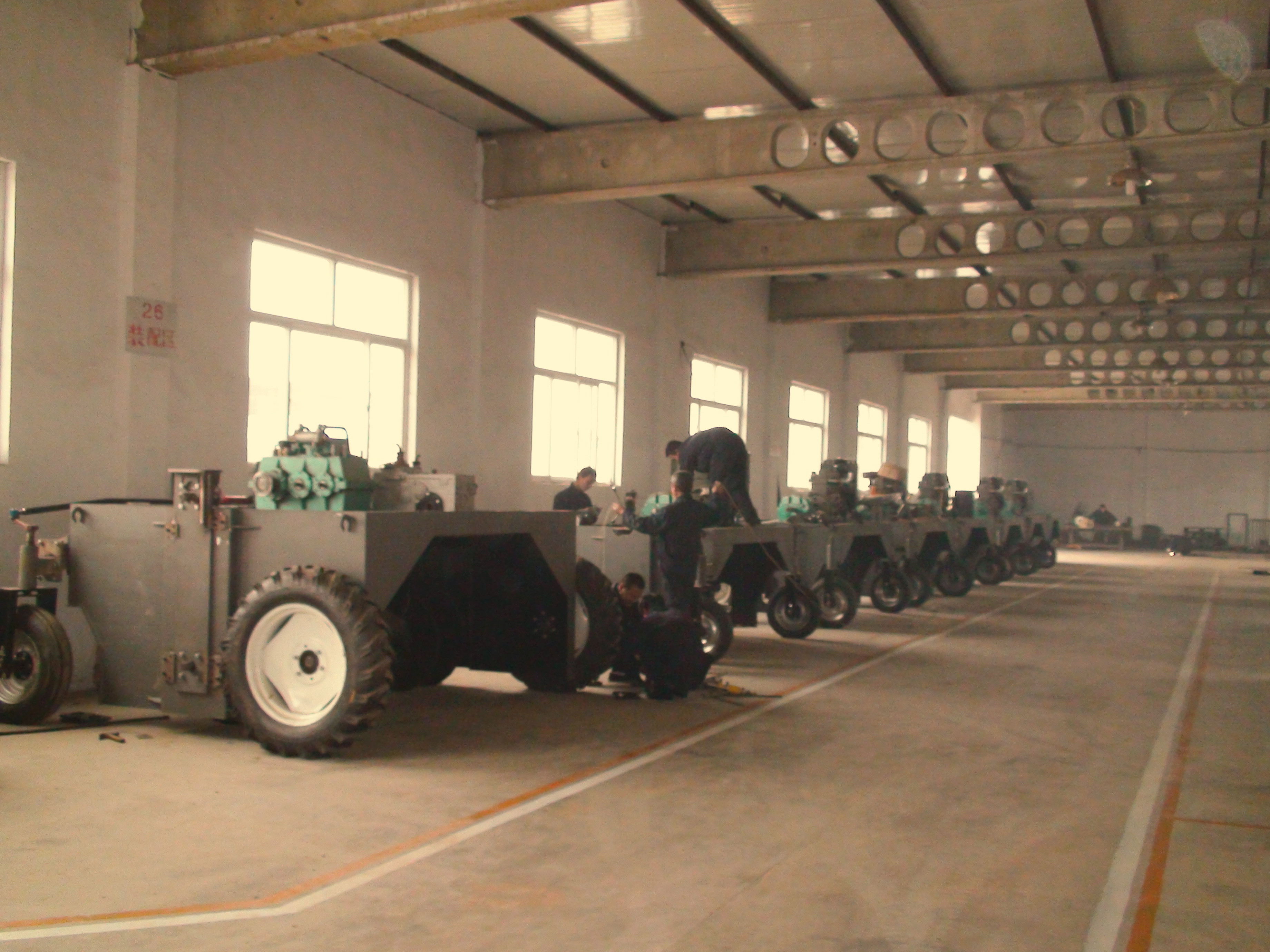 堆肥ターナー生産ライン