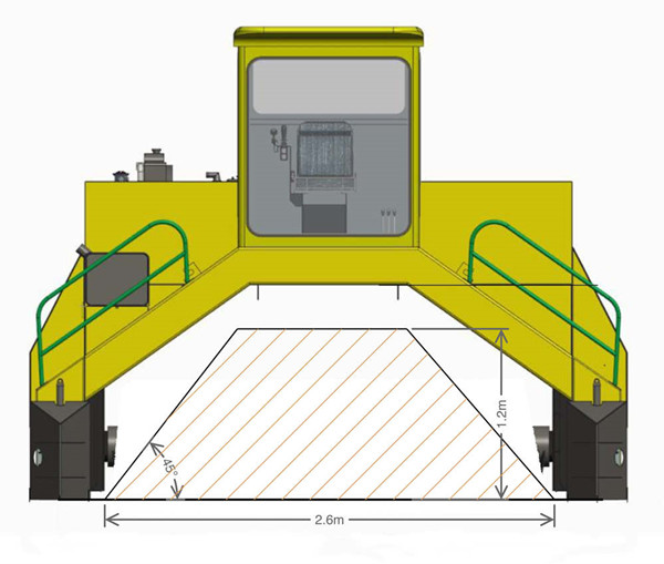 compost turning machine