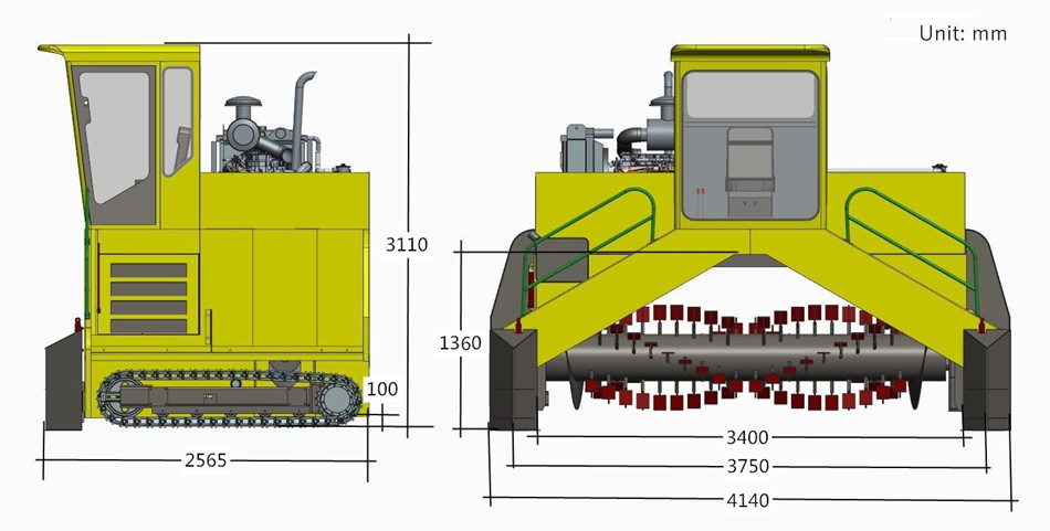 TAGRM compost turner design