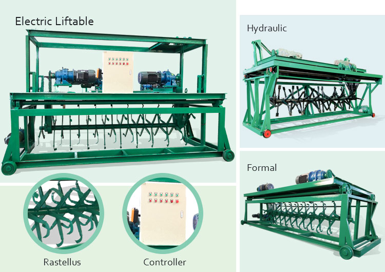 Groove Type Compost Windrow Turner